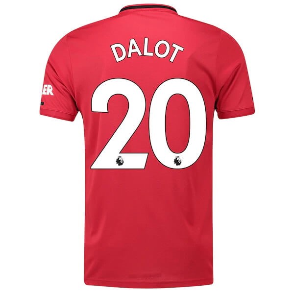 Maillot Football Manchester United NO.20 Dalot Domicile 2019-20 Rouge